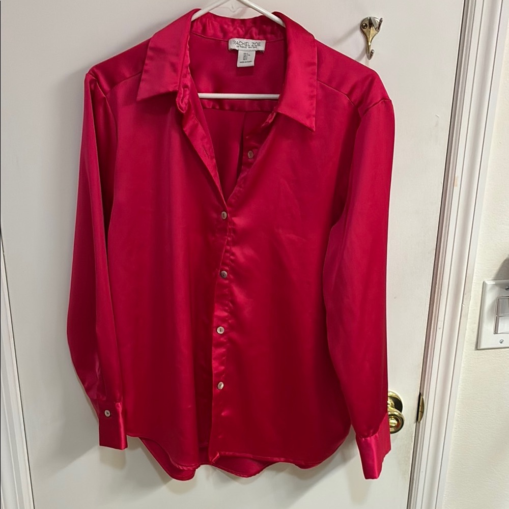 Rachel Zoe Fuchsia Blouse in Sz L